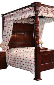 Picture of four-poster bed