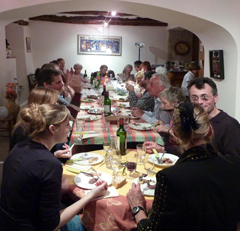 Joint dinner in Parisot